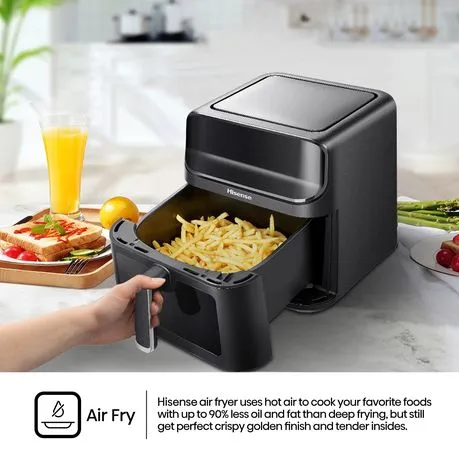 Hisense 6.7L Air Fryer with Digital Touch Control & Cooking Window