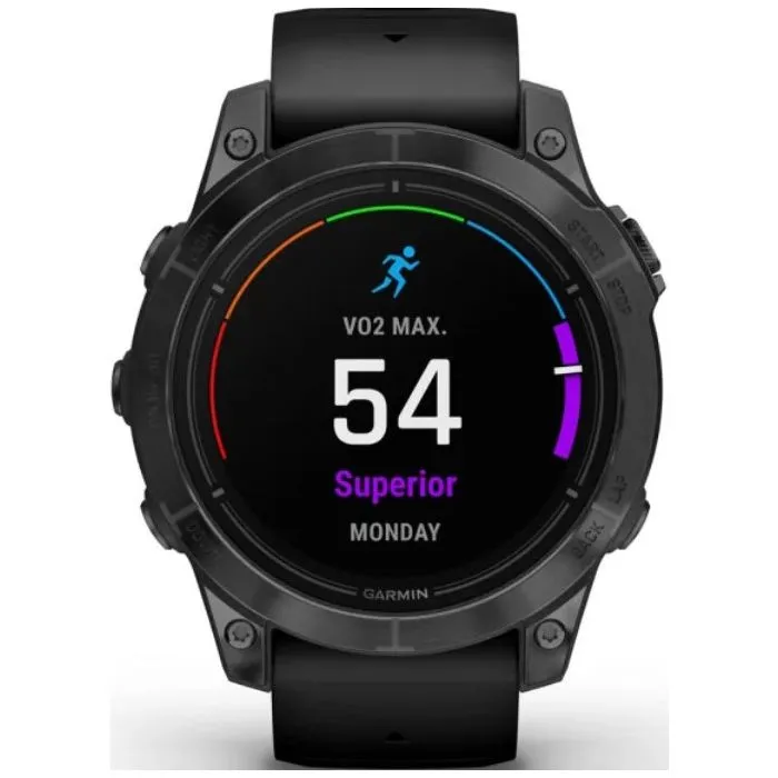 Garmin Epix Pro Gen 2 Standard Edition Smartwatch - 47mm, Slate Gray, Black Band