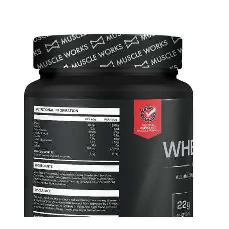 Muscle Works Whey-Bolic 900g Tin Roof Ice Cream