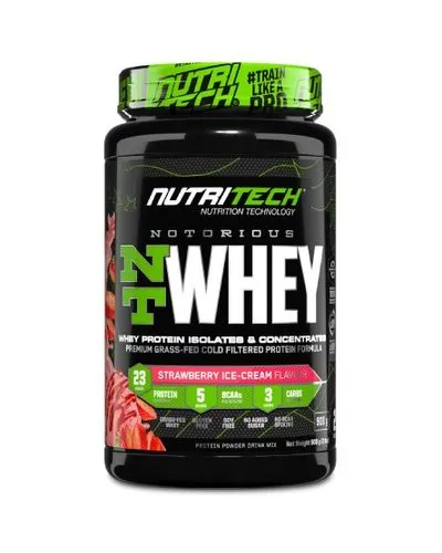 NT Notorious Whey Protein - Strawberry Ice Cream (908g/2lb)