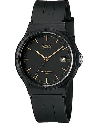 Casio Analog Wrist Watch (Black & Gold)