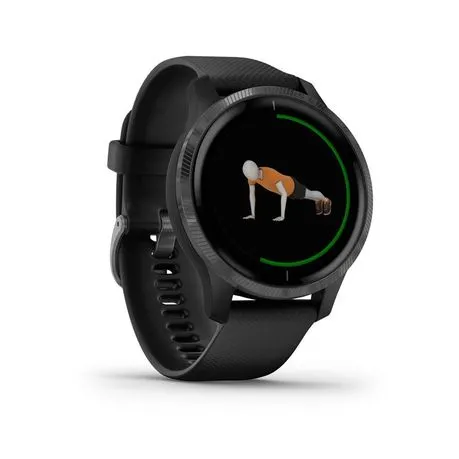 Garmin Venu Smartwatch - Black with Slate Hardware