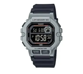 Casio Digital Lap Time Blck Rsn