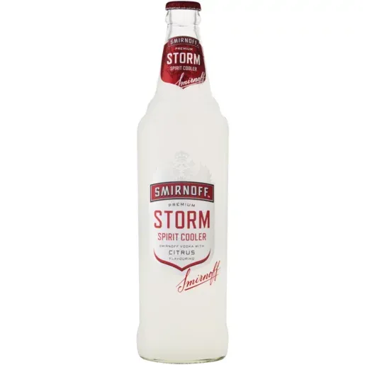 Smirnoff Storm Citrus Premium Spirit Cooler Bottle 660ml