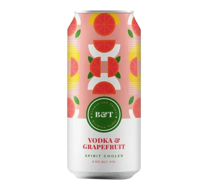 B&T Vodka & Grapefruit (6 X 440ML)