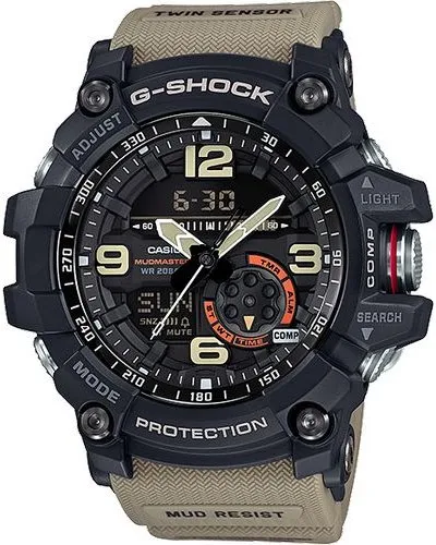 Casio G-Shock GG-1000 Analog & Digital Wrist Watch (Black & Tan)