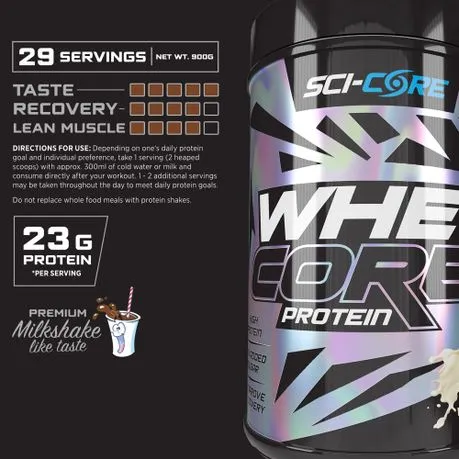 Whey Core - Premium Protein - Vanilla Ice Cream - 900g