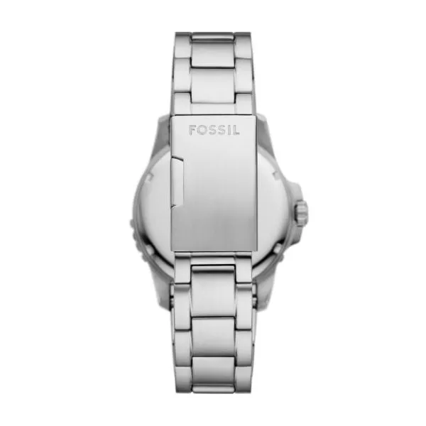 Fossil Fossil Blue Dive Three-Hand Date Stainless Steel Watch - FS6050