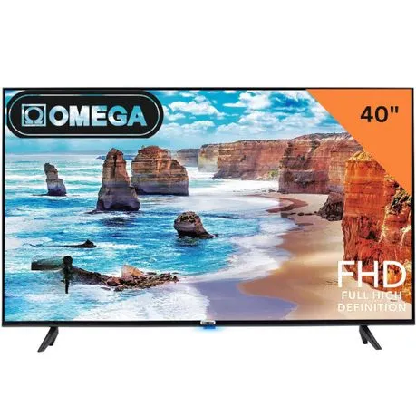 Omega 40" Full HD TV with Wide Color Changer HDMI/VGA/USB/AV Mode