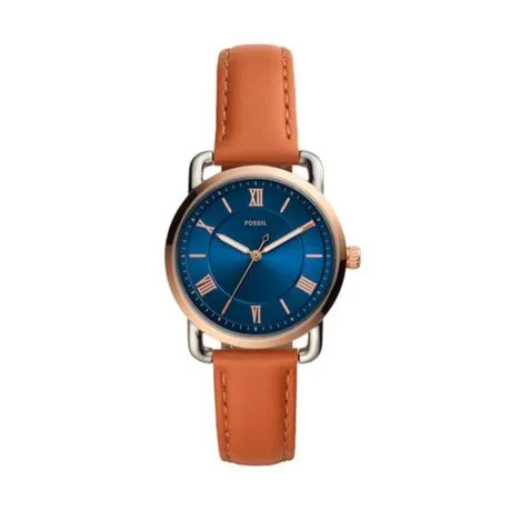 Fossil Copeland Three-Hand Tan Leather Watch - ES4825