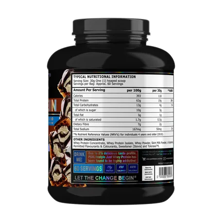 PSNLifestyle Bulk Value 1.8kg MRP Whey Protein - Nutella Waffle