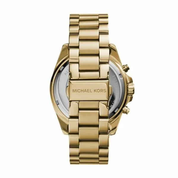 Michael Kors Women's Bradshaw Gold Round Stainless Steel Watch - MK5605