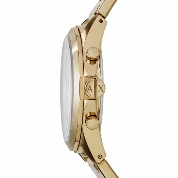 Armani Exchange Men's Drexler Gold Round Stainless Steel Watch - AX2611