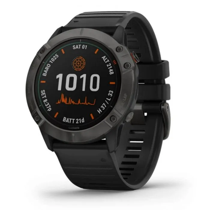 Garmin Fenix 6x Pro Solar Edition Smart Watch - Black