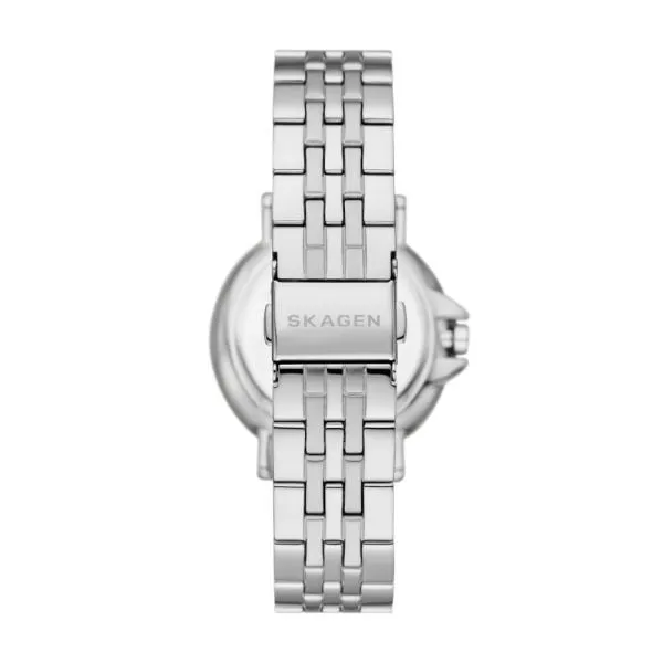 Skagen Women's Signatur Lille Sport Three-Hand Date Silver Stainless Steel Bracelet Watch - SKW3134