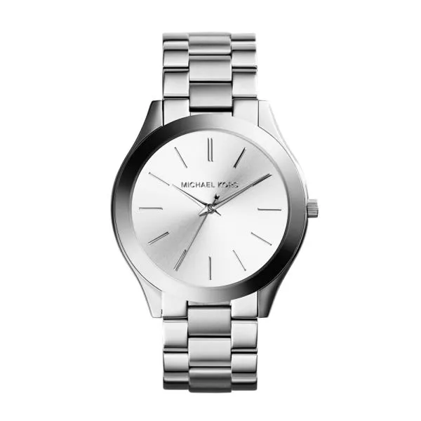 Michael Kors Silver-Tone Runway Slim Watch - MK3178