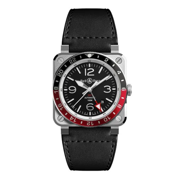 Bell & Ross BR03-93 GMT Stainless Steel Watch