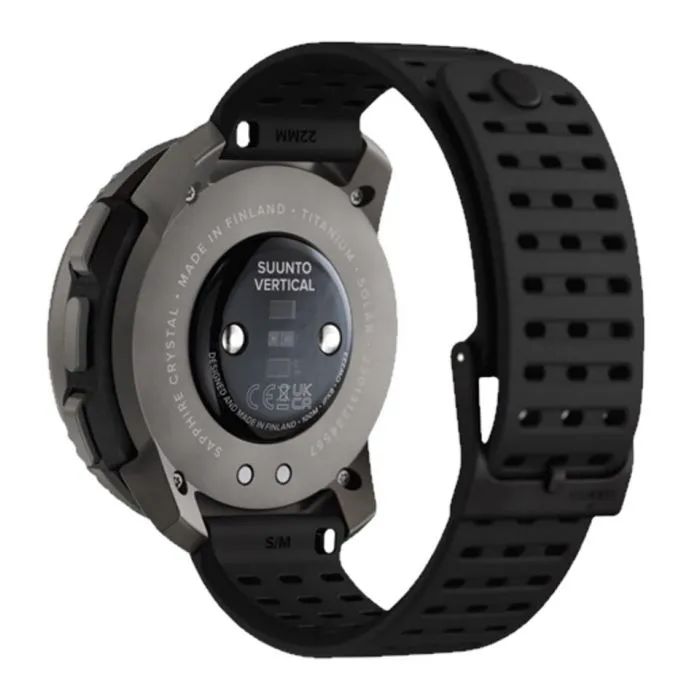 Suunto Vertical Titanium Solar Smart Watch - Black