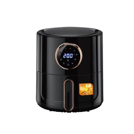 DH-Multi-Function Non Stick Air Fryer With thermostat & timer Control- 4.8L