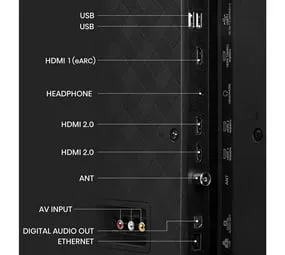 HISENSE LEDN55A6K 55'' UHD SMART LED DOLBY VISION HDRUHD AI UpscalerDTS Virtual:X™ pixel tuningHDR10+DecodeDual Band Wifi