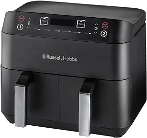 Russell Hobbs RHDAF11 Dual Air Fryer, 8 Litre Capacity