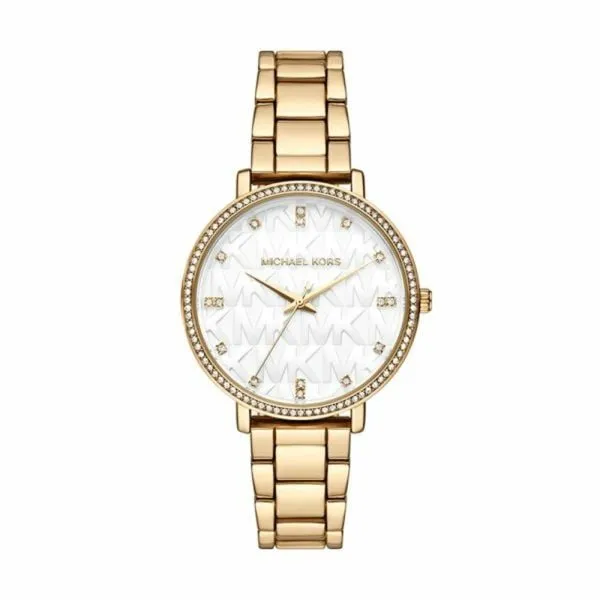 Michael Kors Pyper Three-Hand Gold-Tone Alloy Watch - MK4666