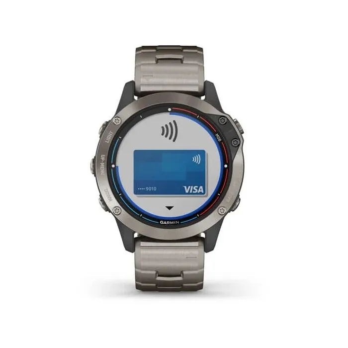 Garmin Quatix 6 Marine Smartwatch - Titanium