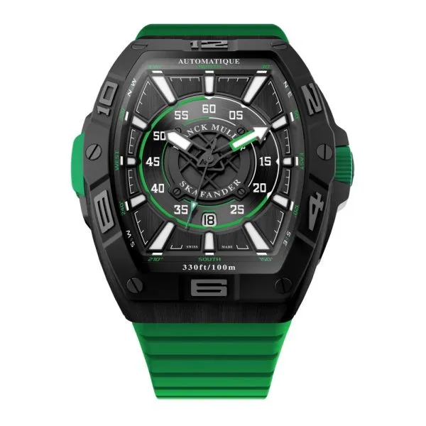 Franck Muller Skafander Black/Green Titanium Watch