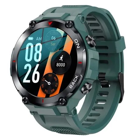 FocusFit K37 1.32" GPS Military Sports Smartwatch for Android & iOS