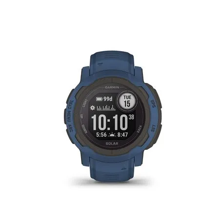 Garmin Instinct 2 Solar Outdoor Smartwatch (45mm) - Tidal Blue