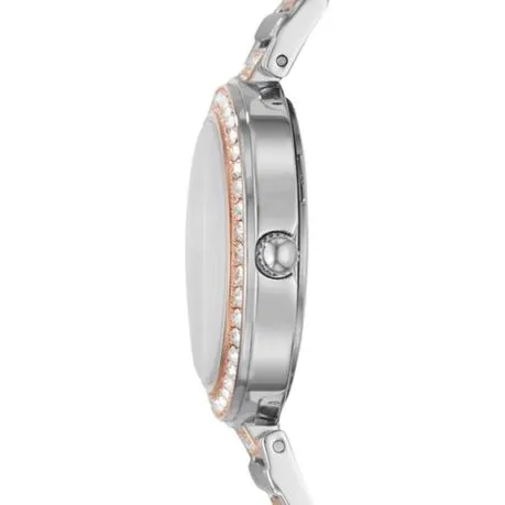 Fossil Karli Three-Hand Two-Tone Stainless Steel Watch-BQ3337