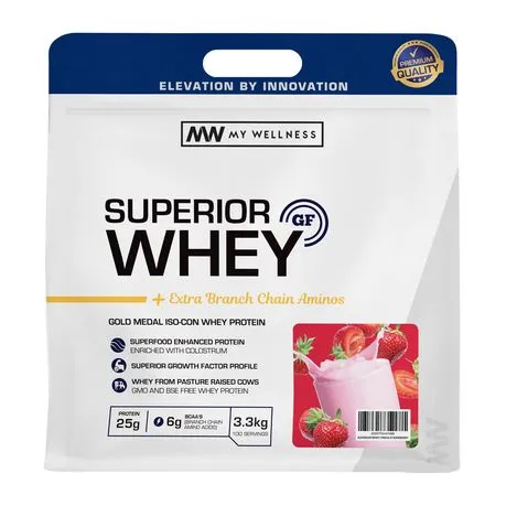 My Wellness Superior Whey 3.3kg - Fresh Strawberry