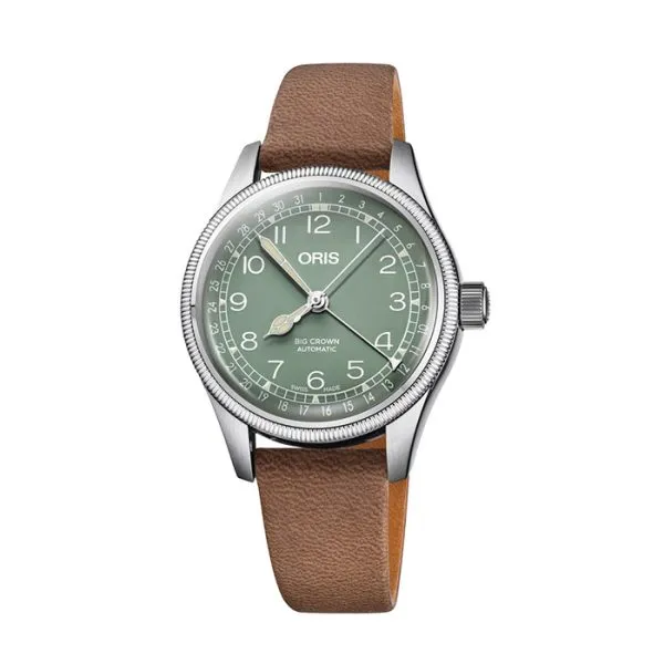 Oris Big Crown Pointer Date Green Stainless Steel Watch