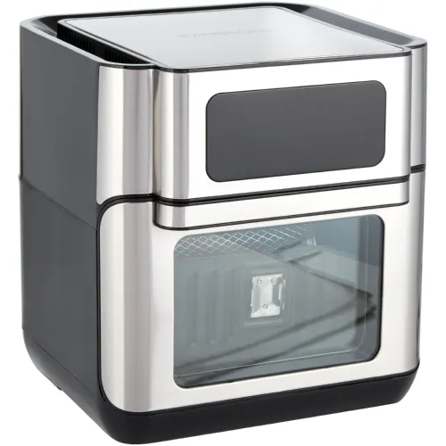 Digital Airfryer Oven Black Steel 12L