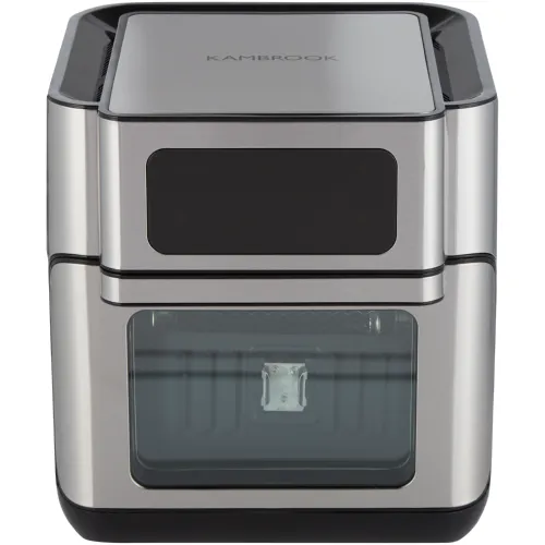 Digital Airfryer Oven Black Steel 12L