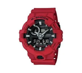 Casio G-Shock Men’s GA-700-4ADR Watch (Red)