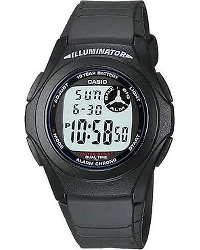 Casio Wr Multi Alarm Digital Watch (Black)