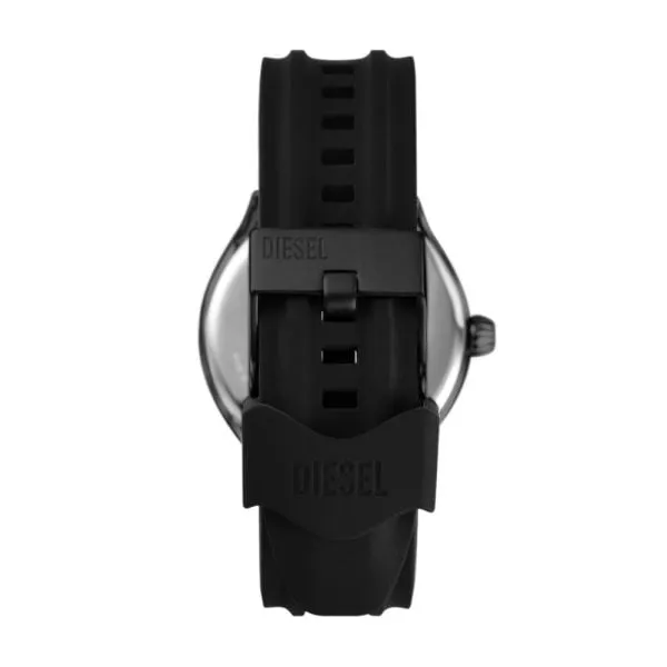 Diesel Streamline Three-Hand Black Silicone Watch - DZ2203