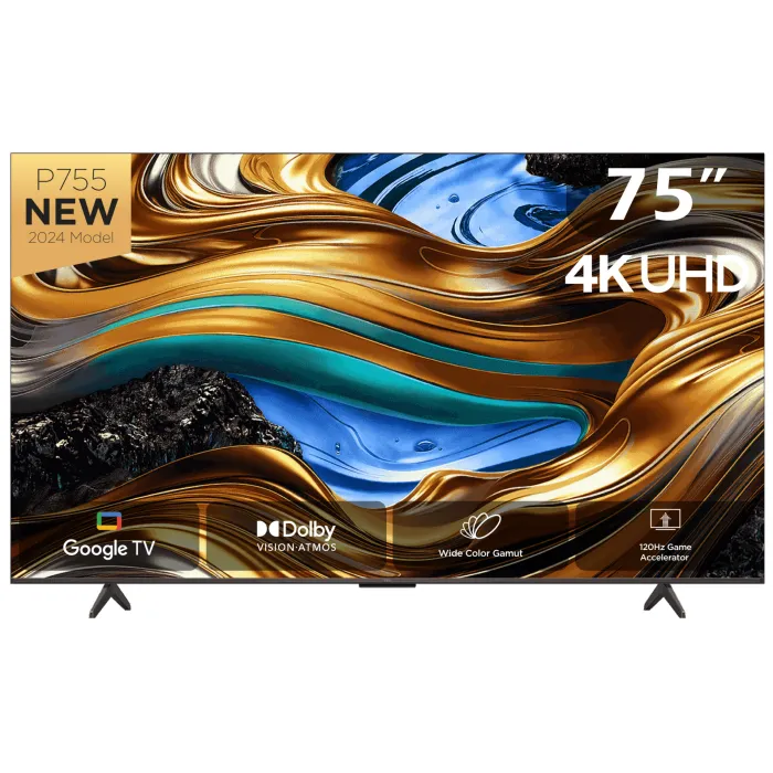 TCL 75-inch 4K Google TV-75P755