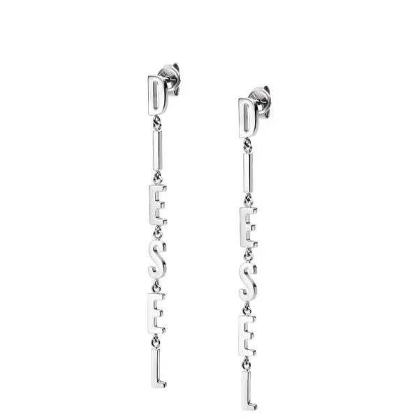 Diesel Unisex Stainless Steel Drop Earrings - Dx1488040