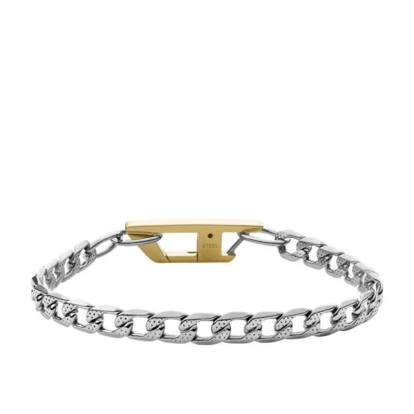 Diesel Men'S Stainless Steel Chain Bracelet - Dx1338040