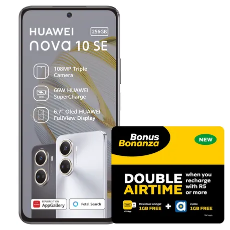 Huawei Nova 10 SE 256GB Single Sim - Starry Black